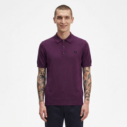Fred Perry Cotton Knitted Shirt