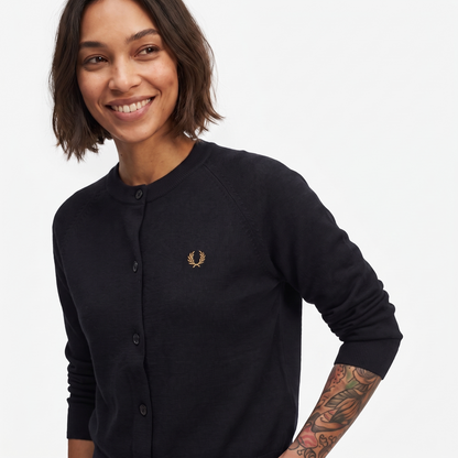 Fred Perry Crew Neck Cardigan