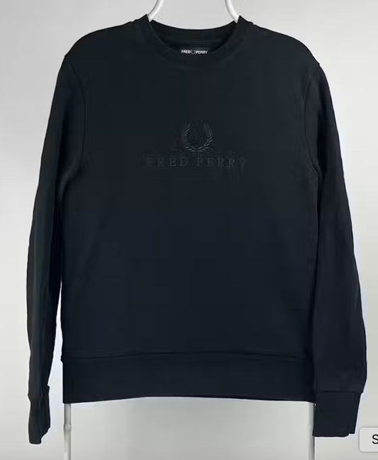 Embroidered Sweatshirt (Black)