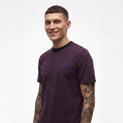 Fred Perry Fine Stripe Heavyweight T-Shirt