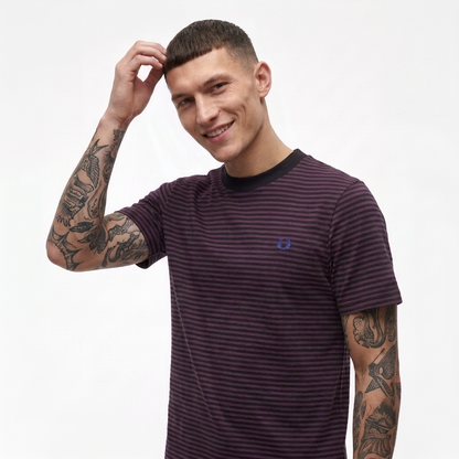 Fred Perry Fine Stripe Heavyweight T-Shirt