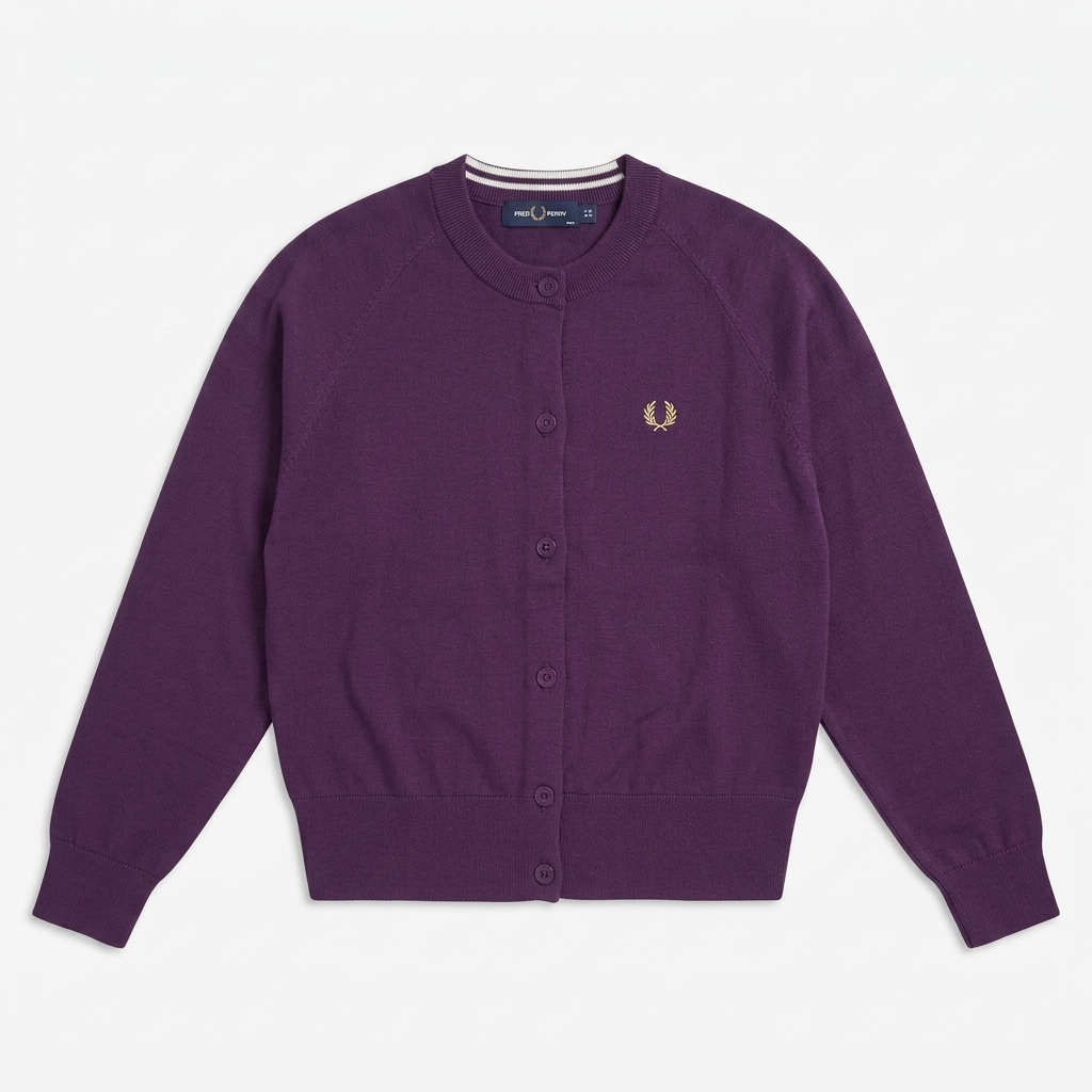Fred Perry Crew Neck Cardigan