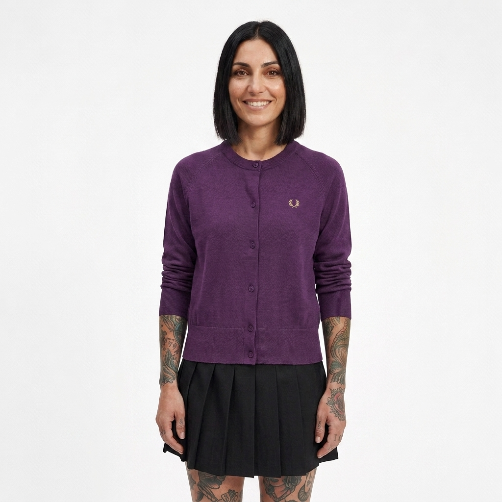 Fred Perry Crew Neck Cardigan