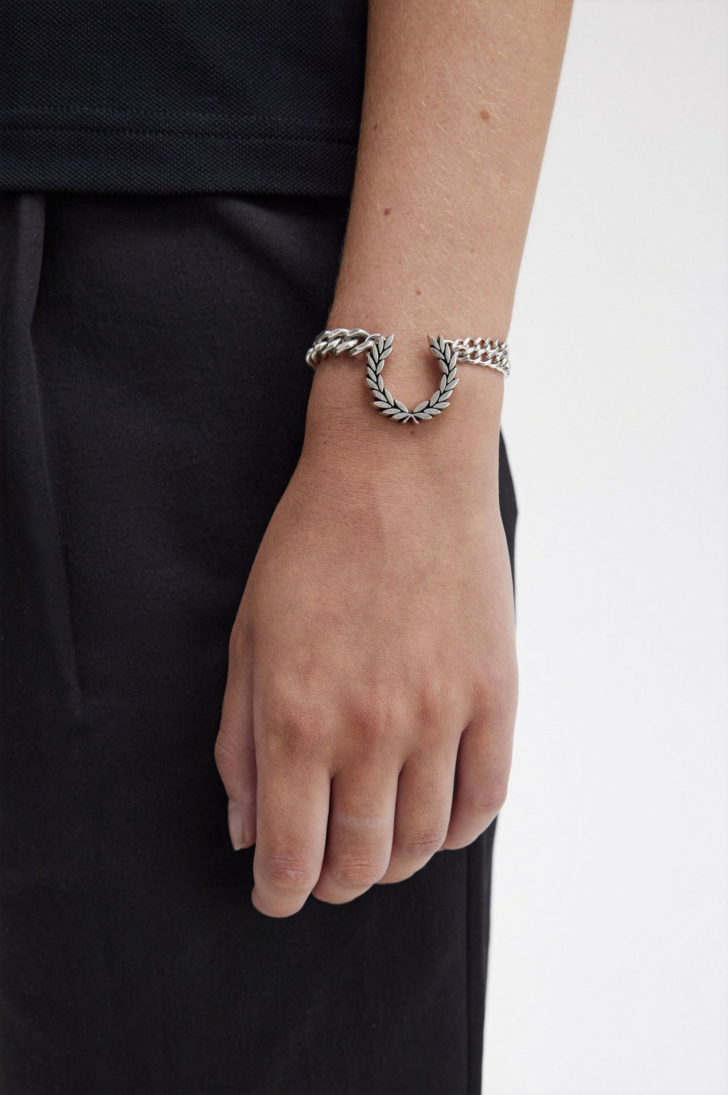 Fred Perry Double Chunky Laurel Wreath Bracelet