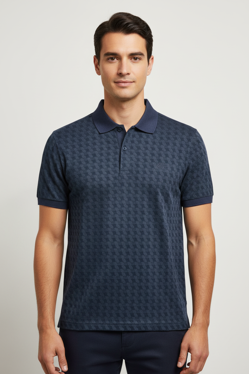 Fred Perry Slanted Geo Printed Shirt