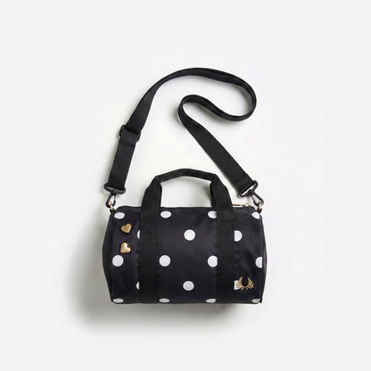 Fred Perry Polka Dot Amy Mini Barrel Bag