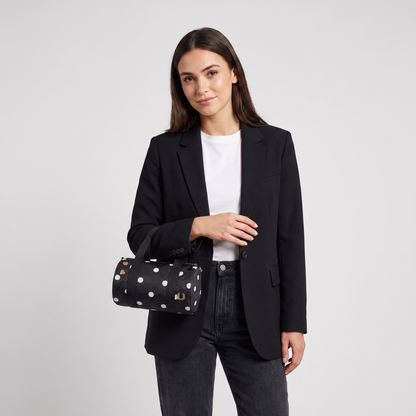 Fred Perry Polka Dot Amy Mini Barrel Bag