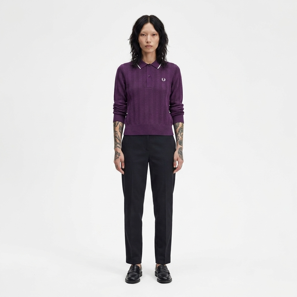 Fred Perry Textured Knitted Shirt