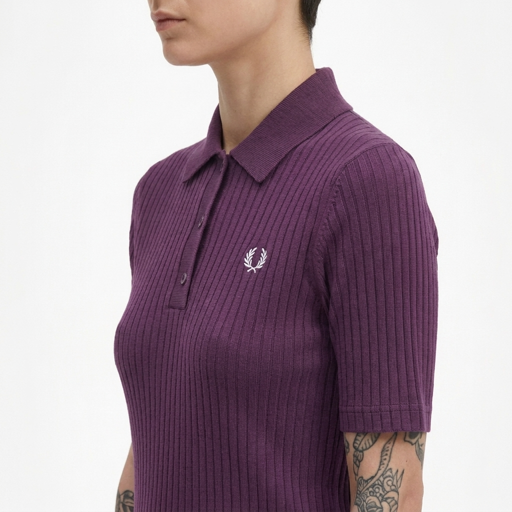 Fred Perry Wide Rib Polo Shirt