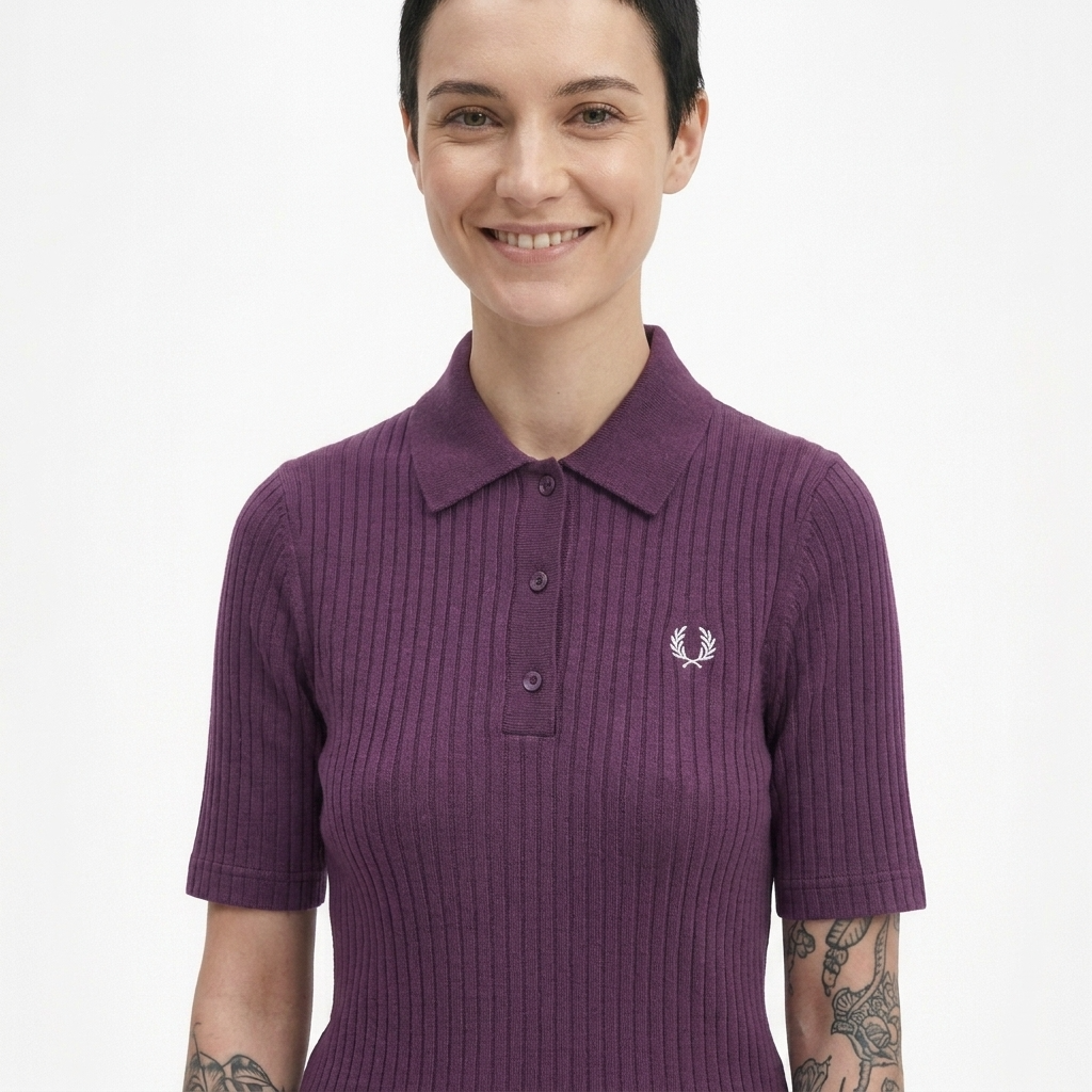 Fred Perry Wide Rib Polo Shirt