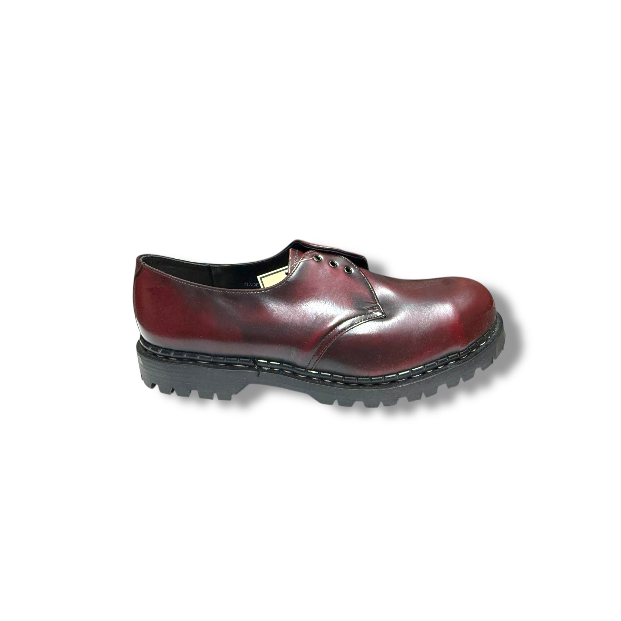 Gripfast Burgundy Leather Steel Cap Shoe – Posers Hollywood