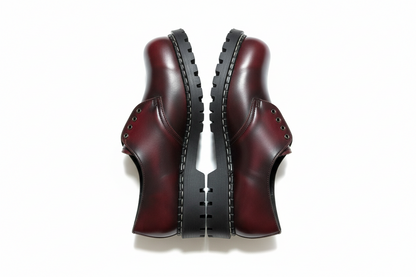 Gripfast Burgundy Leather Steel Cap Shoe