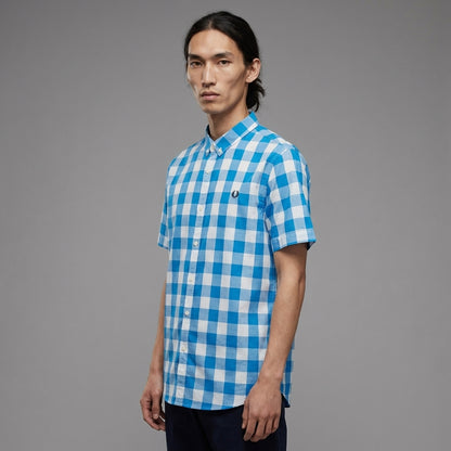 Fred Perry M9630 Large Gingham Shirt