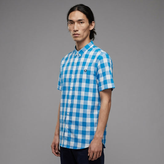 Fred Perry M9630 Large Gingham Shirt