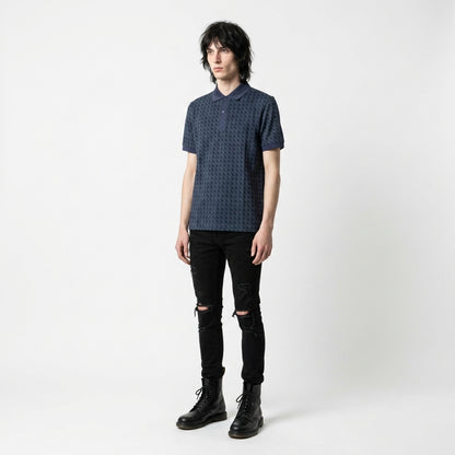 Fred Perry Slanted Geo Printed Shirt