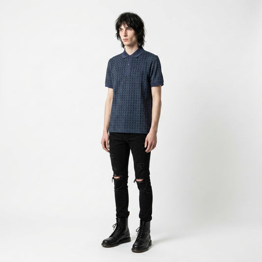 Fred Perry Slanted Geo Printed Shirt
