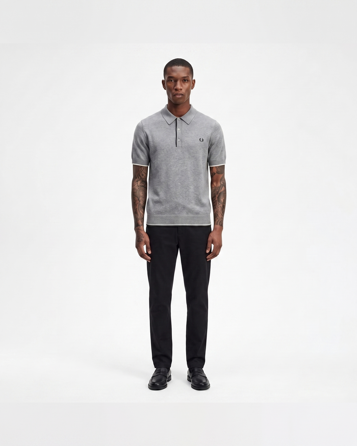 Fred Perry Tipped Knitted Shirt