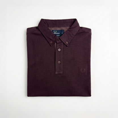 M1363 Long Sleeve Gingham Trim Shirt