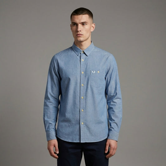 Fred Perry M2325 Chemise à liseré dissimulé