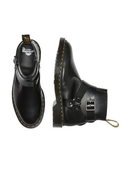 Jaimes Leather Harness Chelsea Boots
