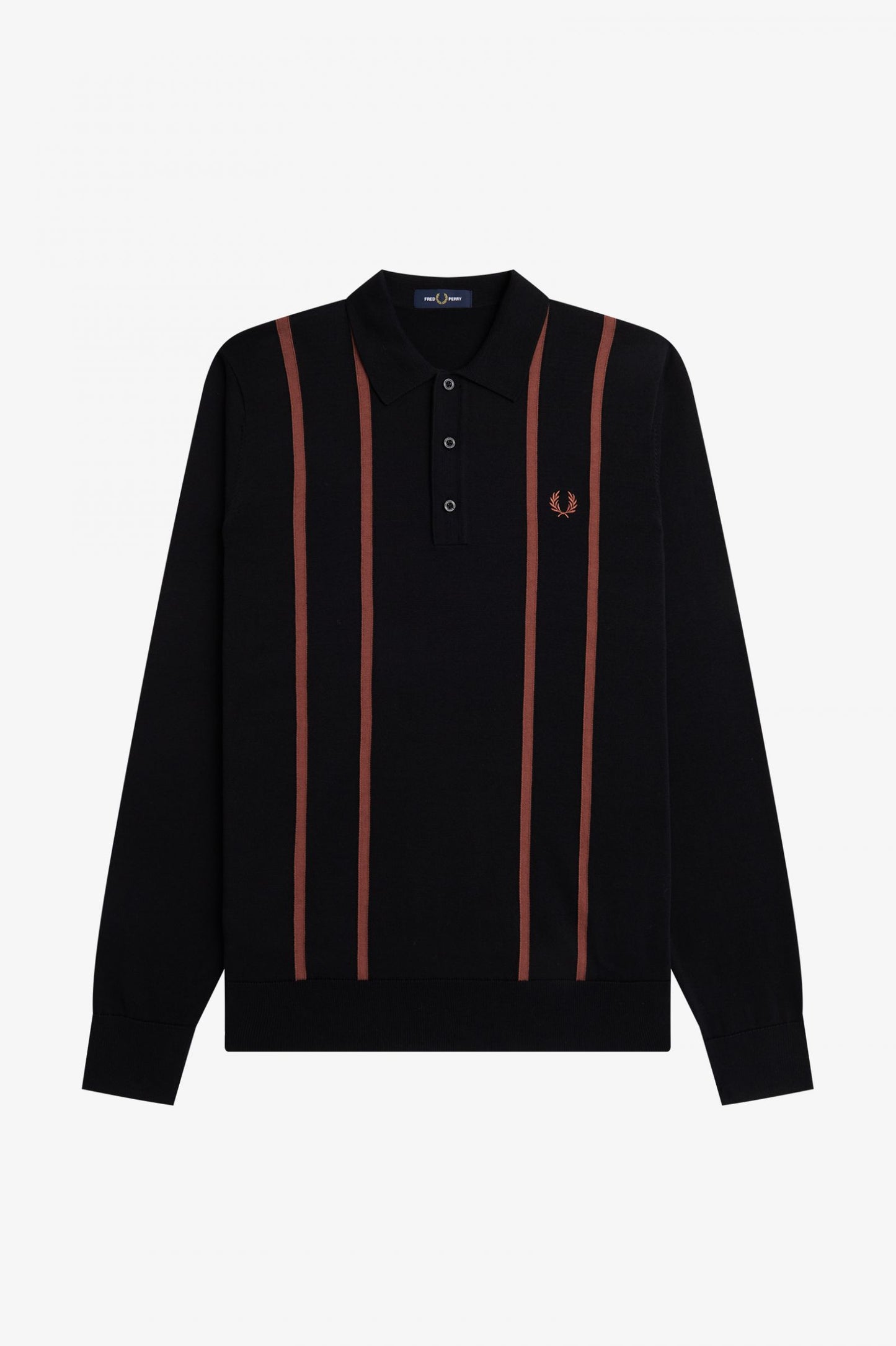 Vertical Stripe Knitted Shirt