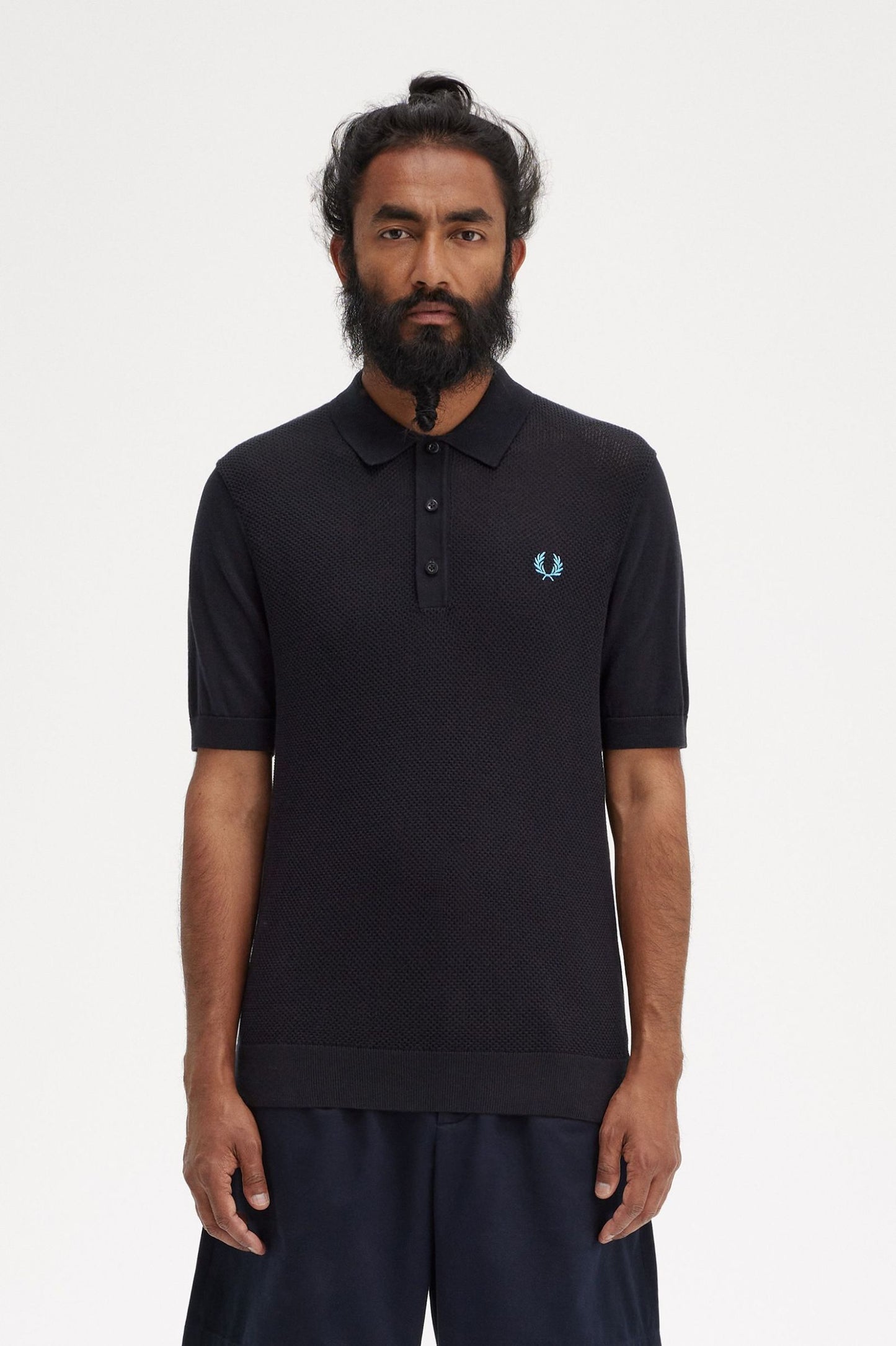 Fred Perry Cable Print Polo Shirt