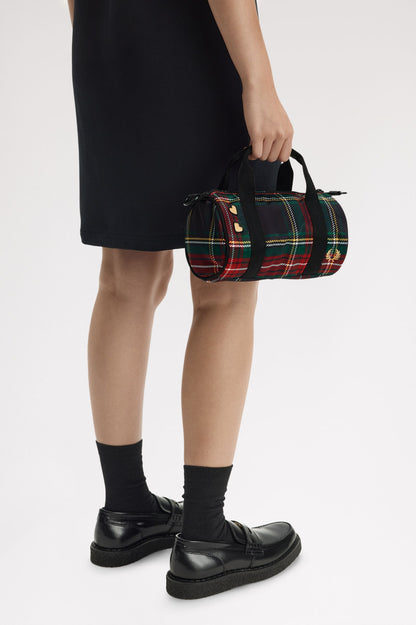 Amy Tartan Mini Barrel Bag