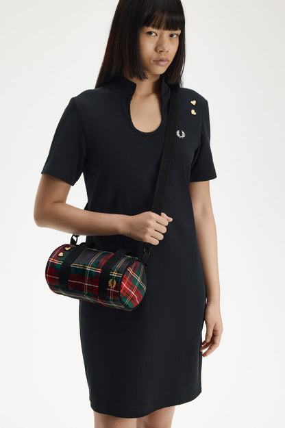 Amy Tartan Mini Barrel Bag