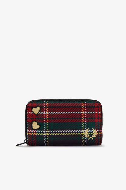 Amy Tartan Nylon Wallet