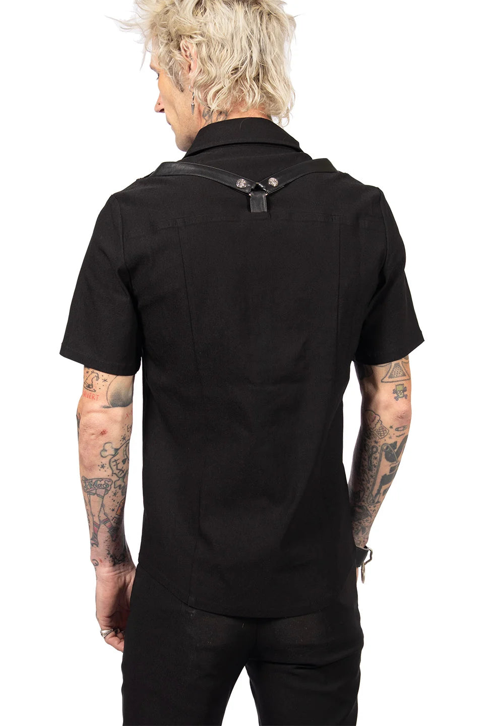 Lip Service Men's Short Sleeve Gangsta Pranksta Shirt