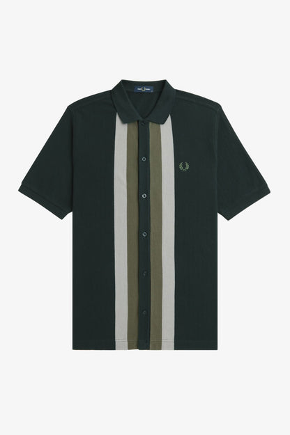 Fred Perry Button Through Knitted Shirt