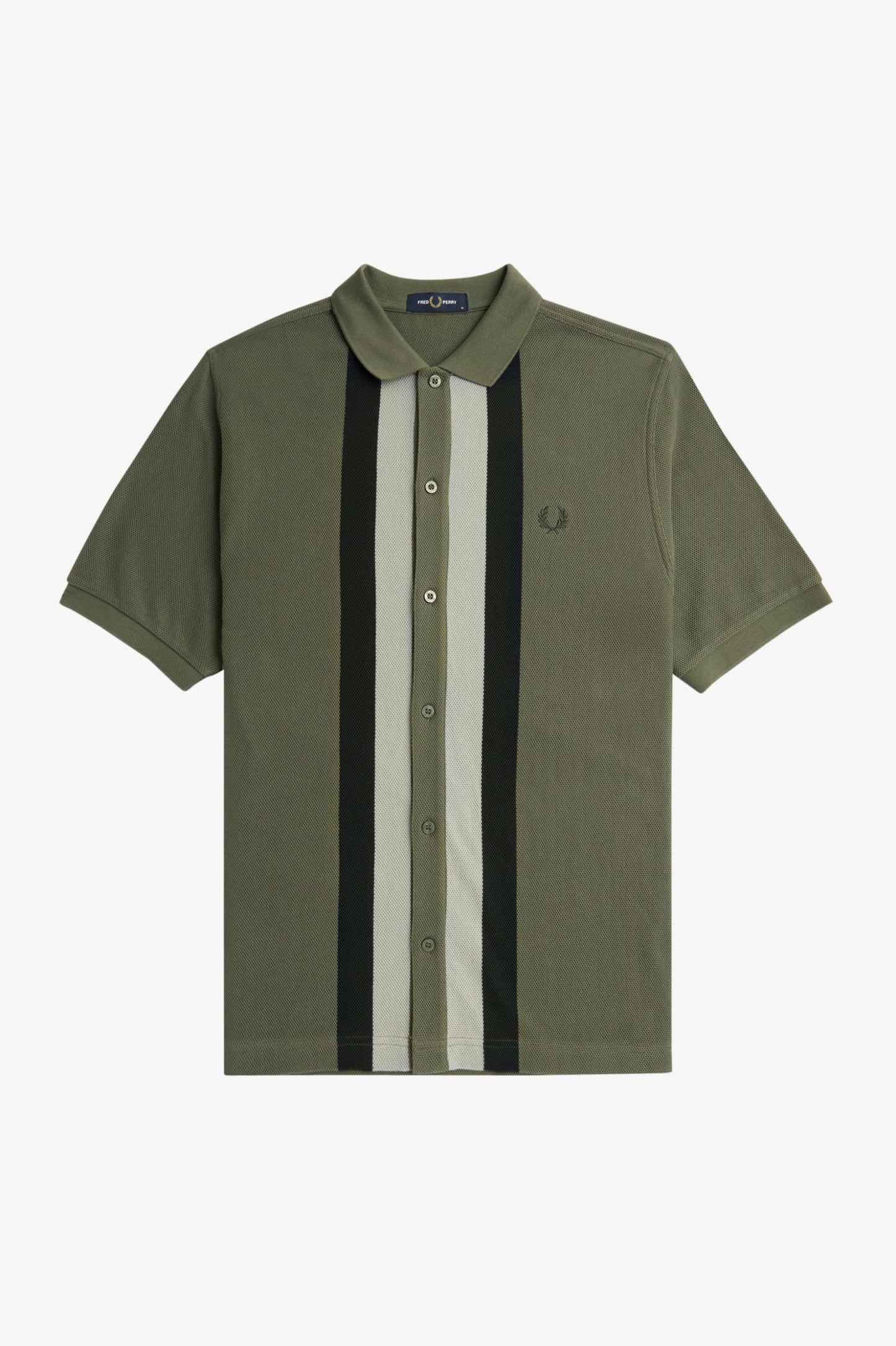 Fred Perry Button Through Knitted Shirt