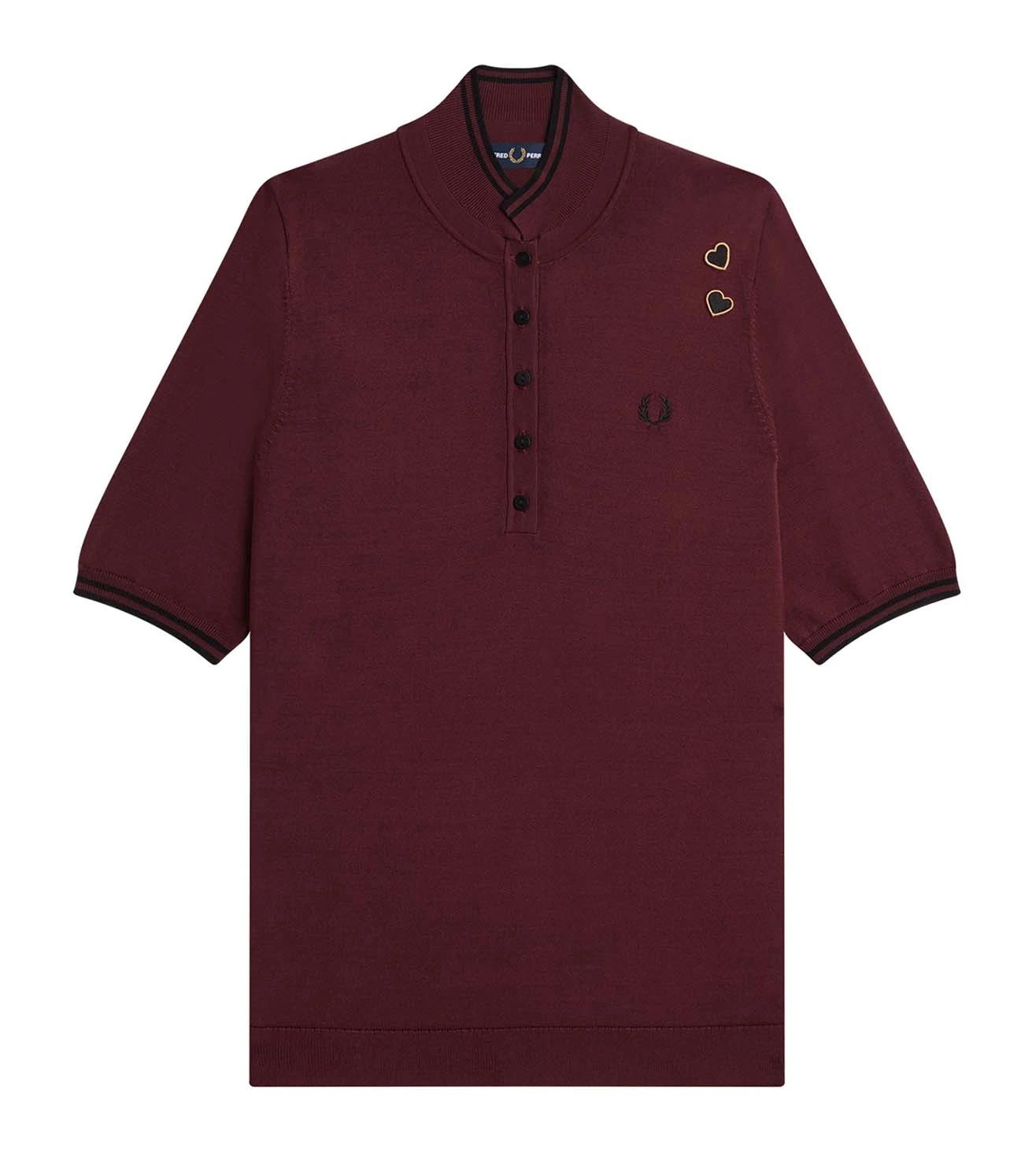 Amy Winehouse Oxblood Knitted Shirt