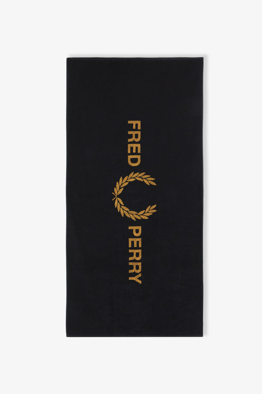 Fred Perry Branded Beach Towel