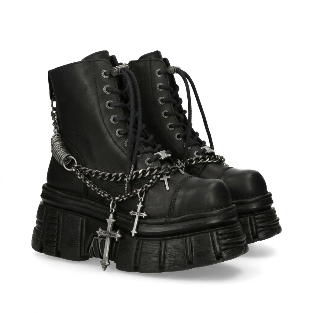New Rock Boot M-MILI083BI165-C1