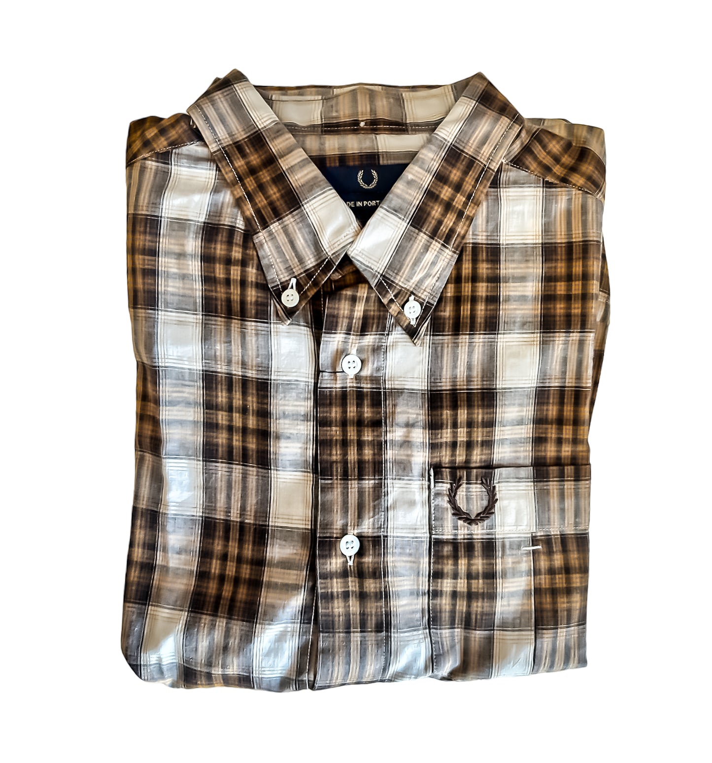 Fred Perry Pleat Pocket Check Shirt