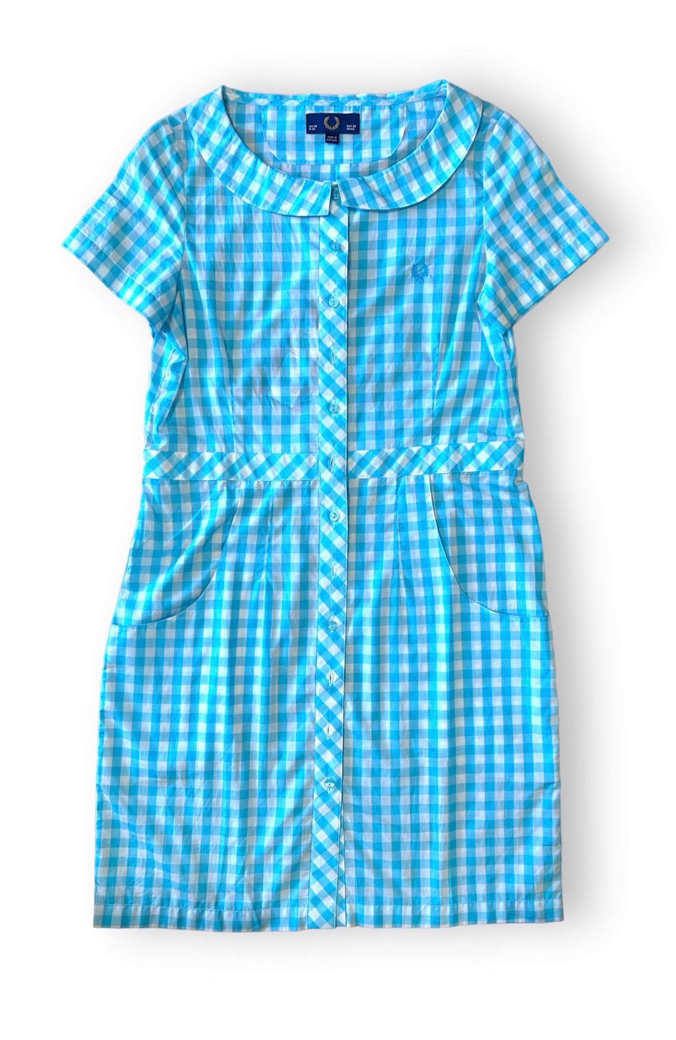 Fred Perry Classic Gingham Shirt Dress