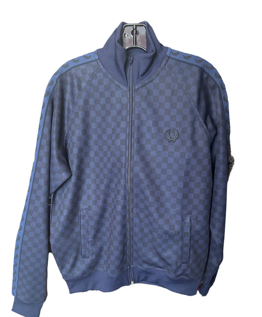 CARBON BLUE CHEQUER BOARD PRINT Track Jacket