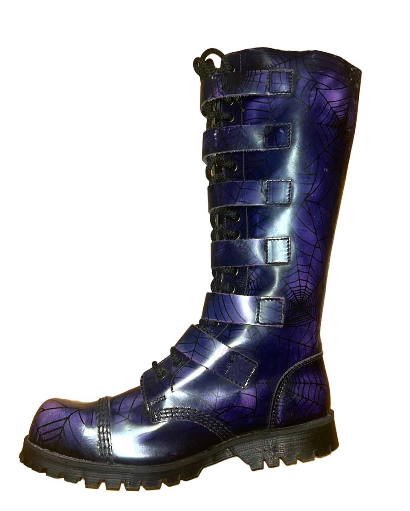 Underground 20 EYE Purple Spyder Boots
