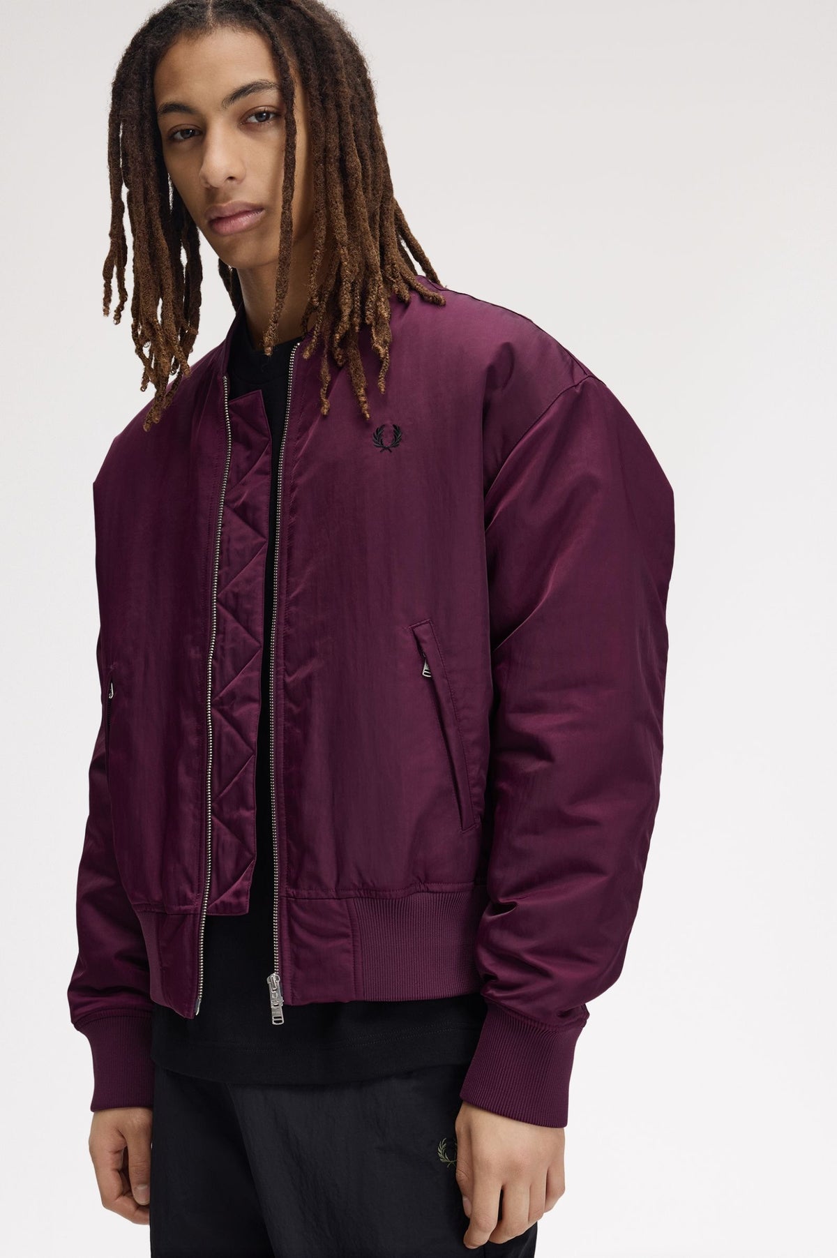 Quilted Tennis Bomber Jacket