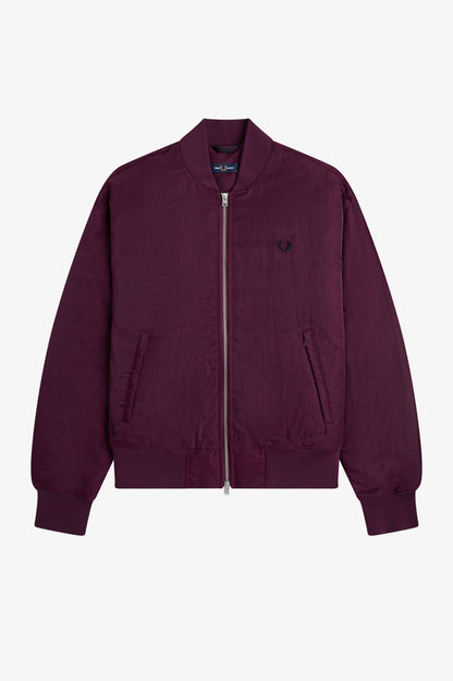 Quilted Tennis Bomber Jacket