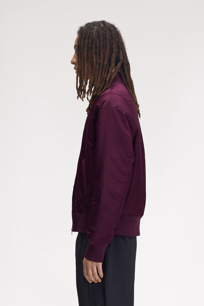 Quilted Tennis Bomber Jacket