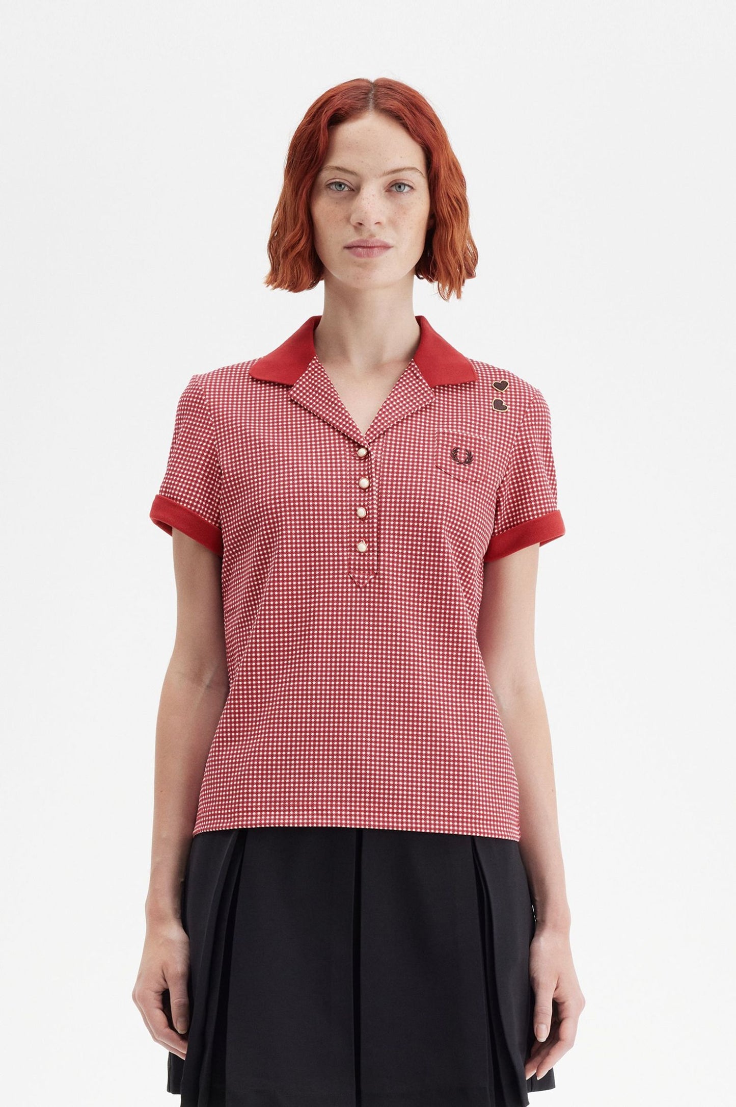 Fred Perry Gingham Knitted Shirt