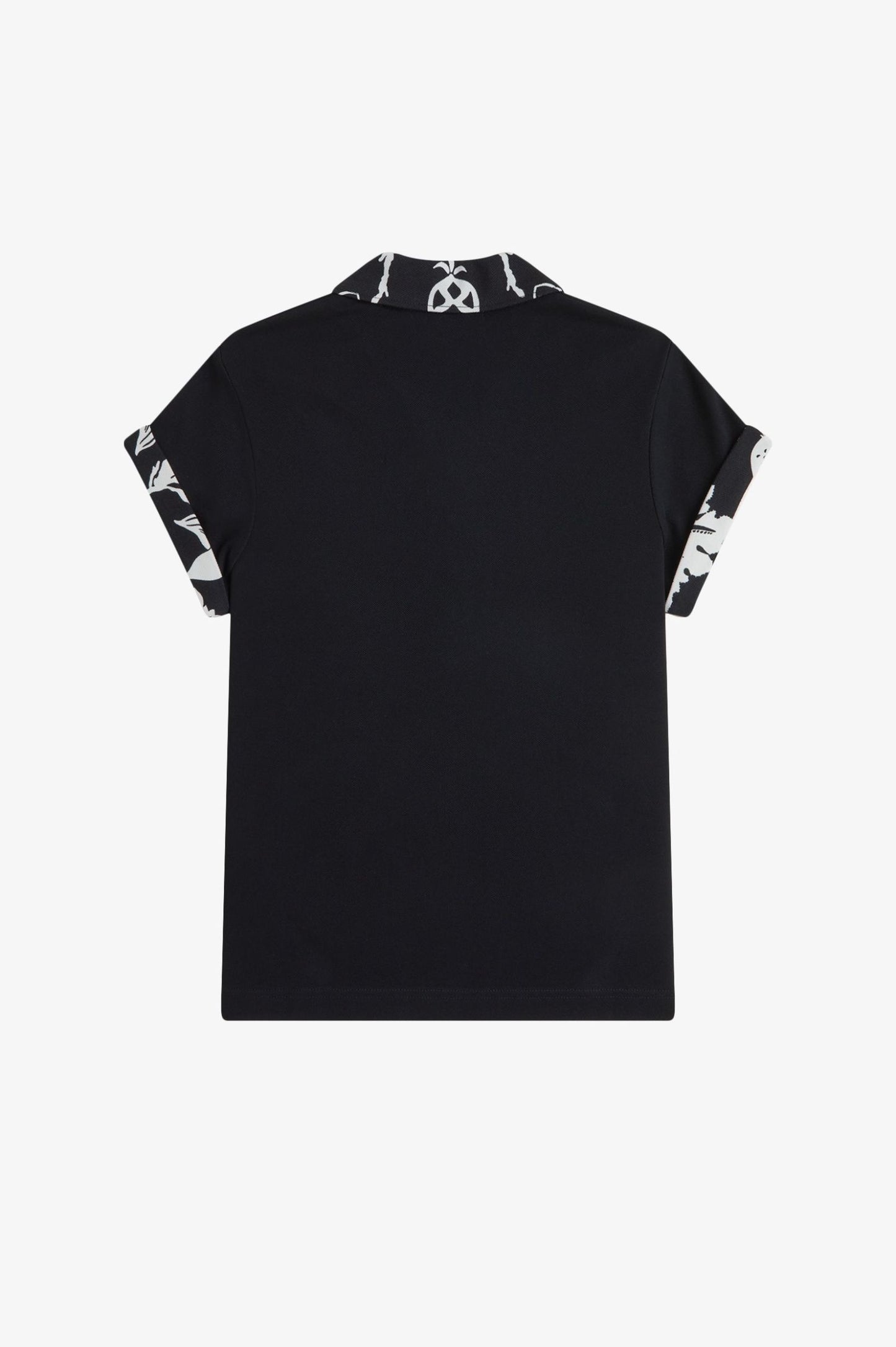 Printed Trim Polo Shirt