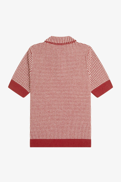 Fred Perry Gingham Knitted Shirt