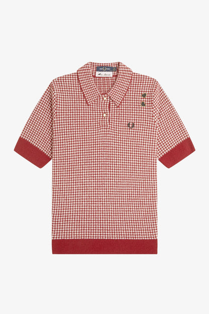 Fred Perry Gingham Knitted Shirt