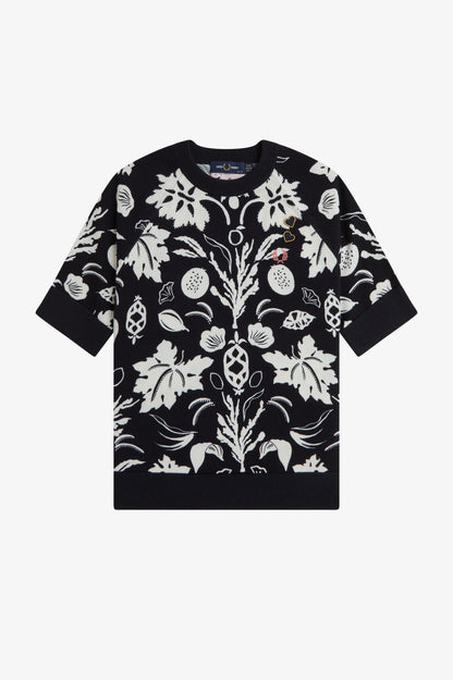 Printed Knitted Top