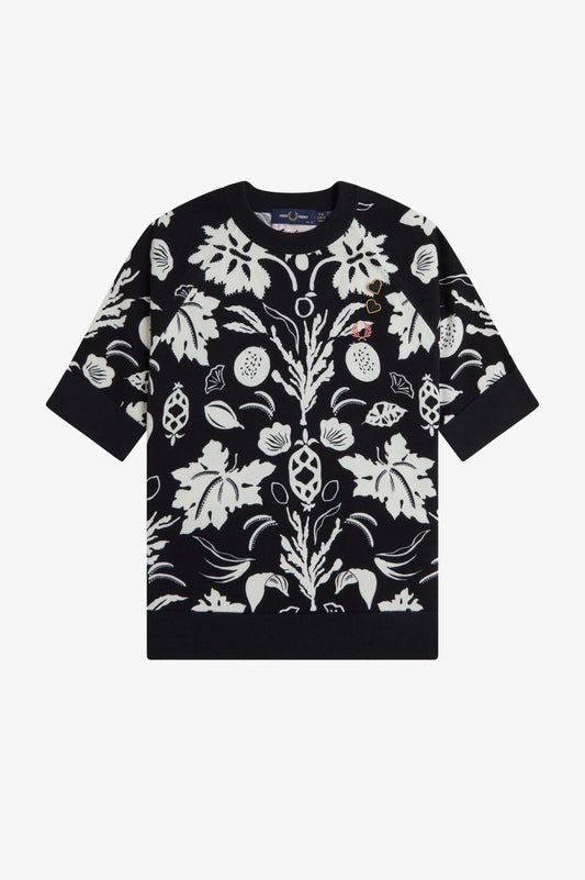 Printed Knitted Top