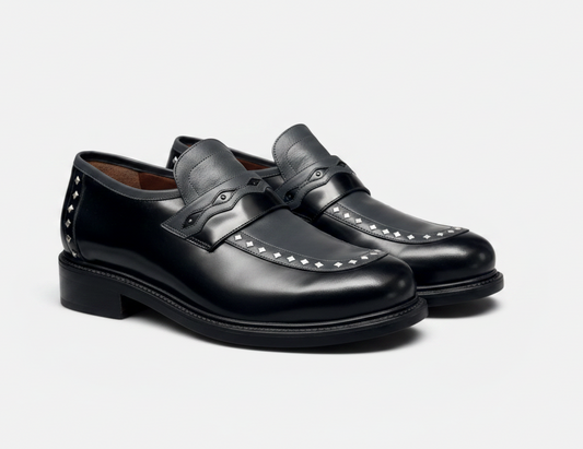 T.U.K Black and Gray Loafer
