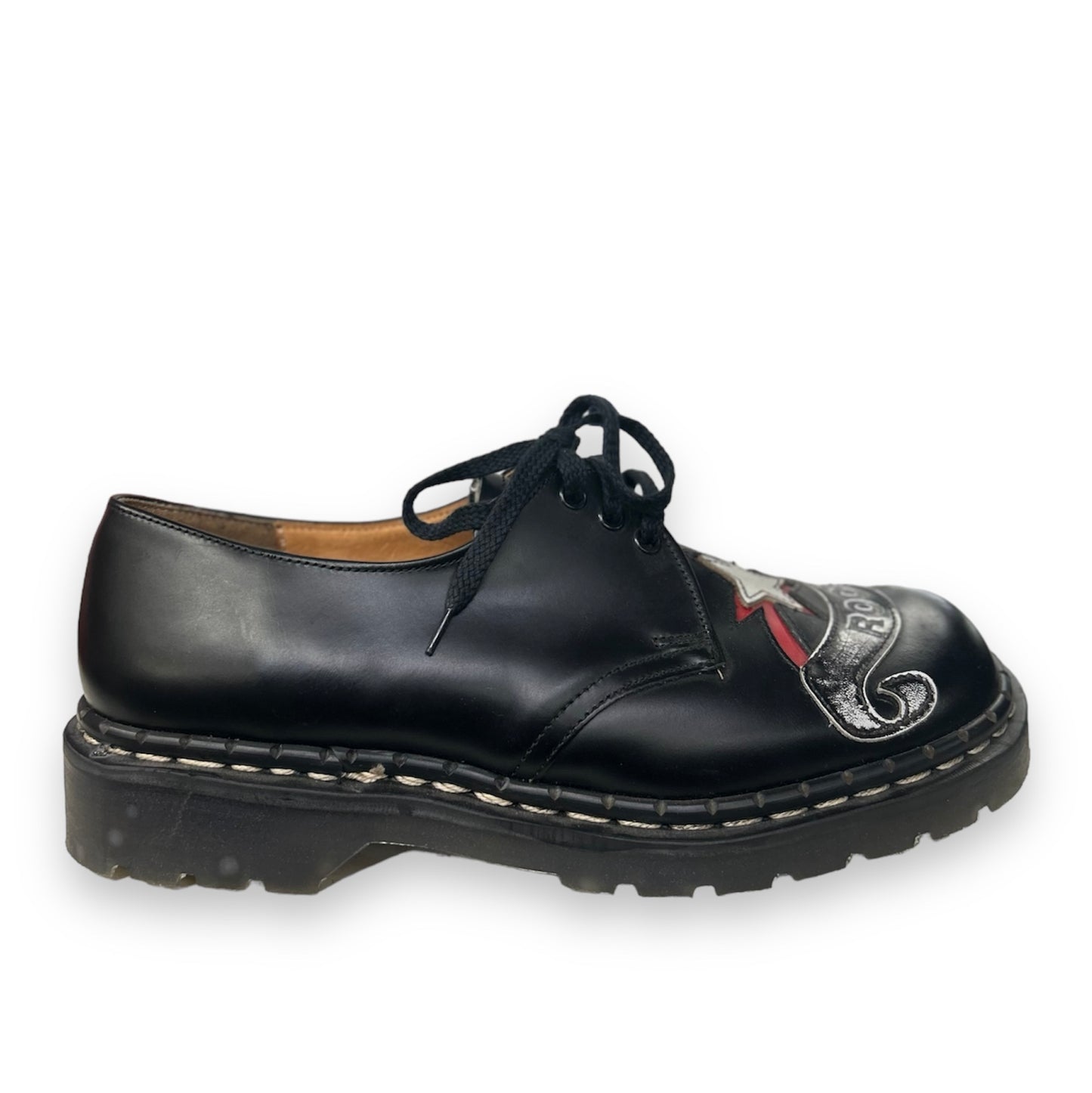 Tredair Black/Multi Leather 'Rock n Roll' Tie Oxford Shoe